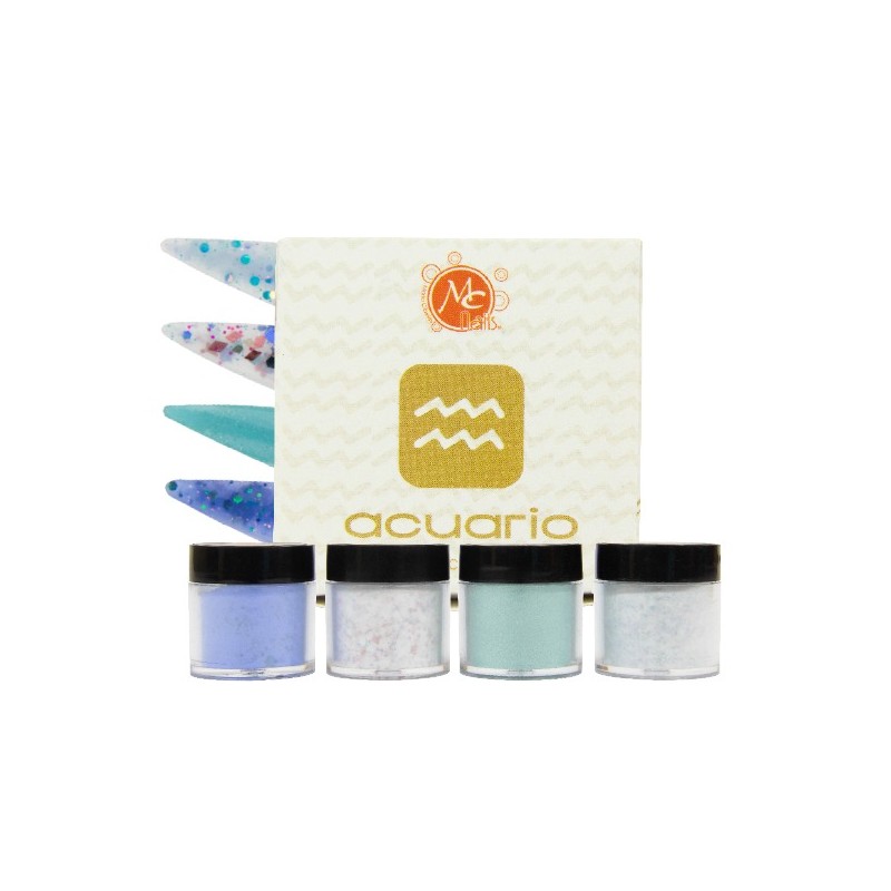 COLECCIÓN DE ACRÍLICOS ZC ACUARIO ORIGINAL 4PZ/7GR
