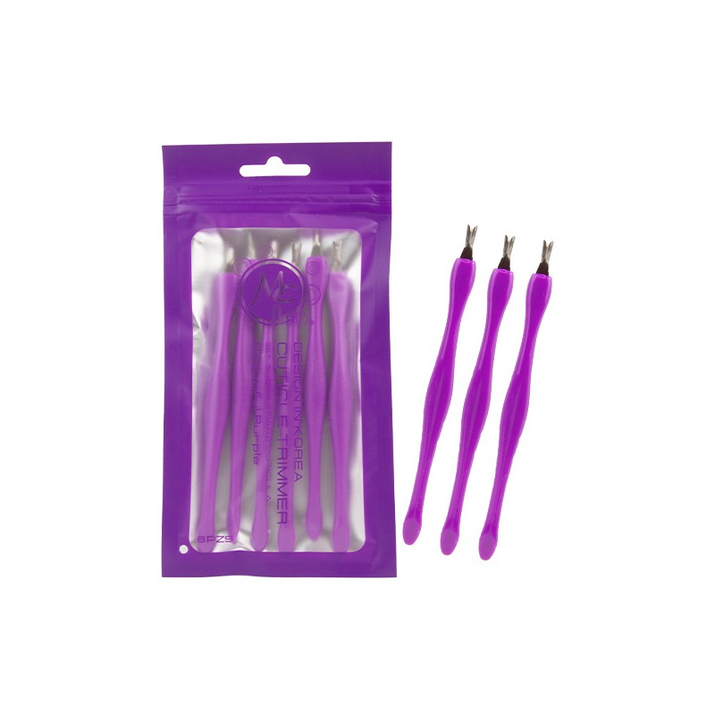 COLORFUL CORTA CUTICULA Beautiful Purple set 6pz