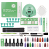 COLORFUL KIT GEL NAIL EMERALD Green Life 52pz