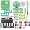 COLORFUL KIT GEL NAIL DIAMOND Green Life 94pz