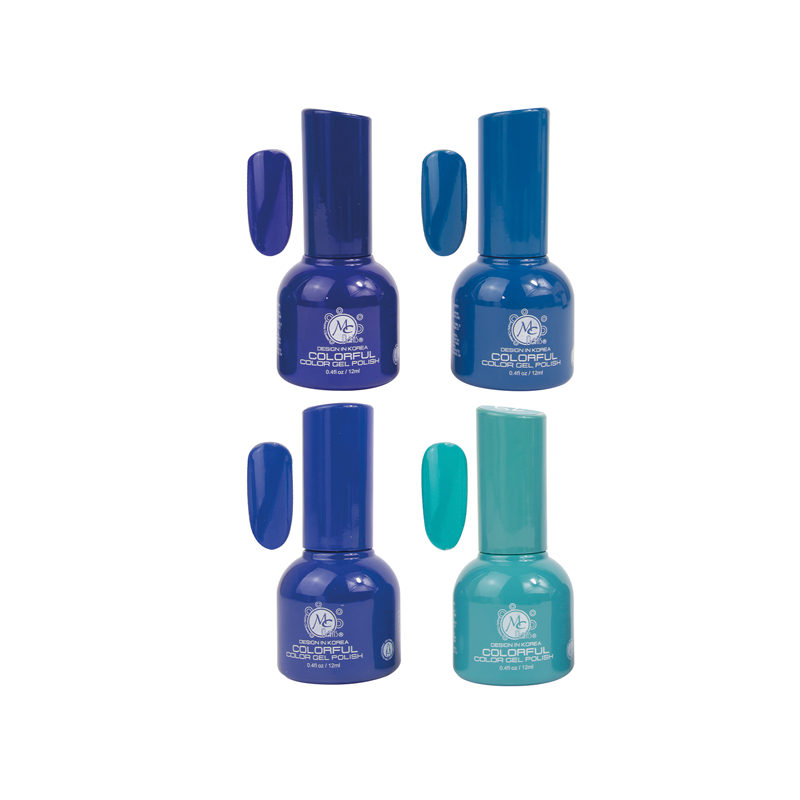 COLORFUL Collection GEL “M” Ocean Blue 4pz de 12ml c/u