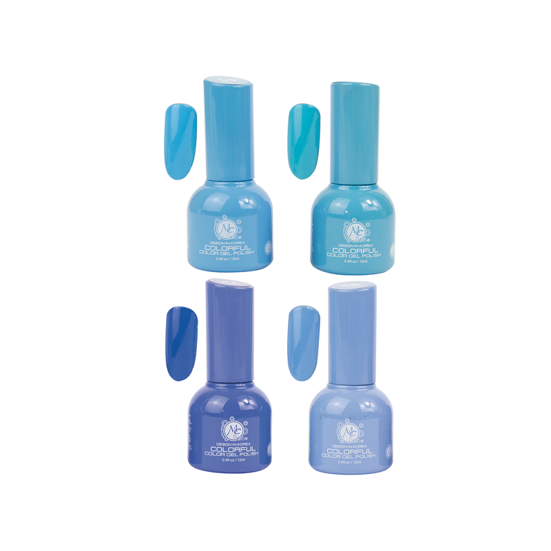 COLORFUL Collection GEL “L” Ocean Blue 4pz de 12ml c/u