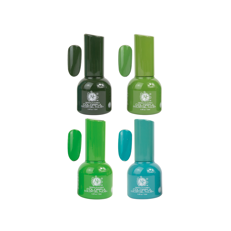 COLORFUL Collection GEL “J” Green Life 4pz de 12ml c/u