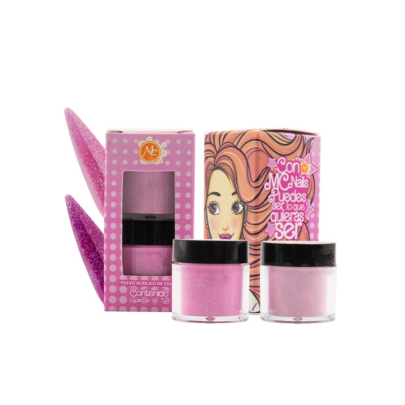 Colección de acrílicos SE LO QUE QUIERAS SER ROSA 2pz