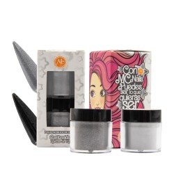 Colección de acrílicos SE LO QUE QUIERAS SER PLATA 2pz