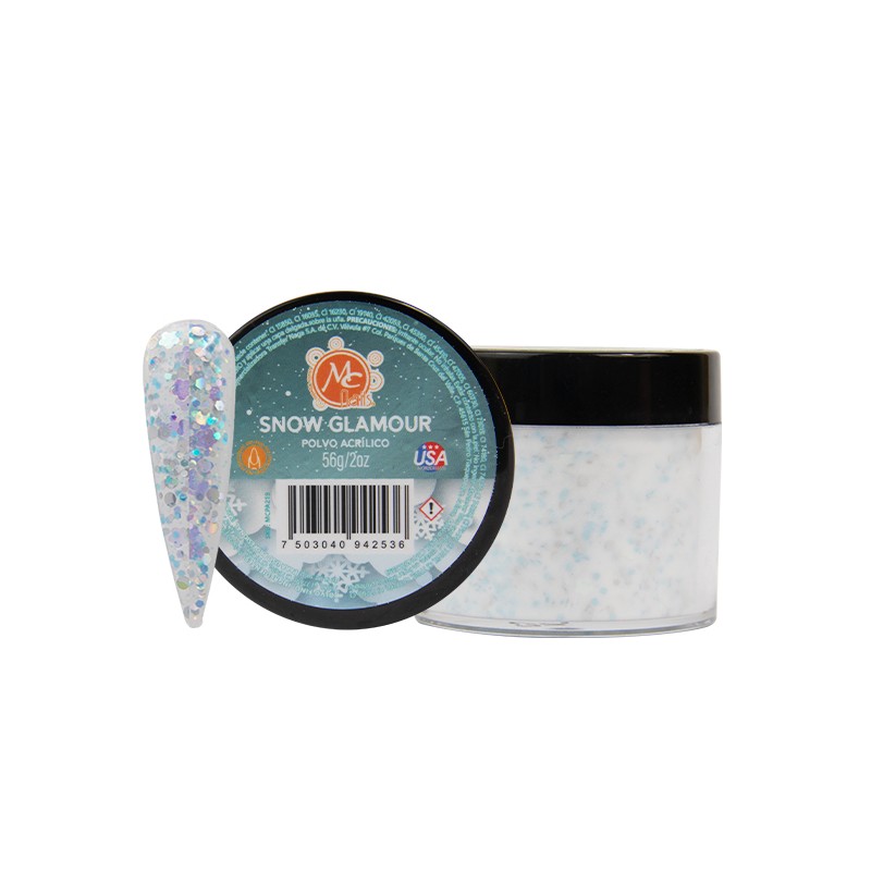 Polvo acrilico 2oz SNOW GLAMOUR