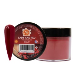 Polvo acrilico 2oz LADY AND RED