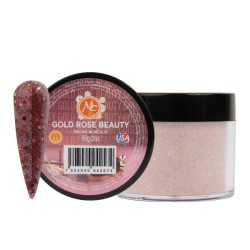 Polvo acrilico 2oz GOLD ROSE BEAUTY