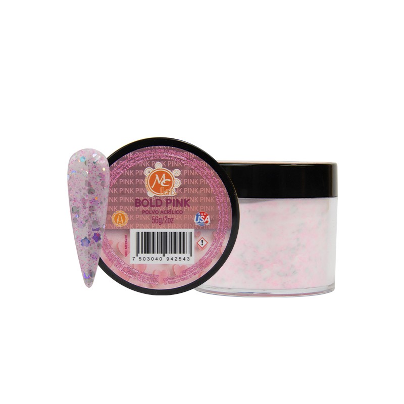 Polvo acrilico 2oz BOLD PINK