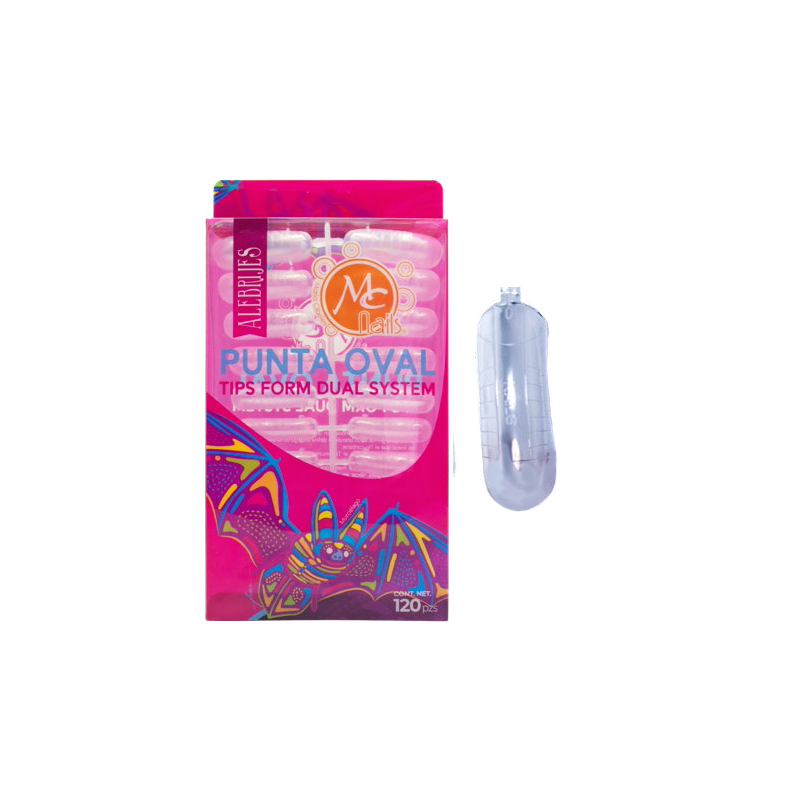 Tips Dual System Punta Oval 120 Pz
