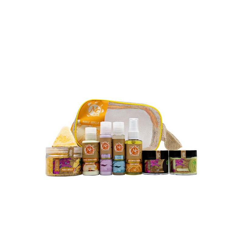 Kit Practic SPA (pedicure y manicure) 9 pz MANGO TROPICAL