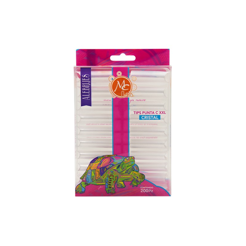 Tips Cristal Punta C XXL 200 Pz