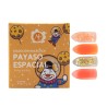 Caja de Polvo Acrilico PAYASO ESPACIAL 4 pz