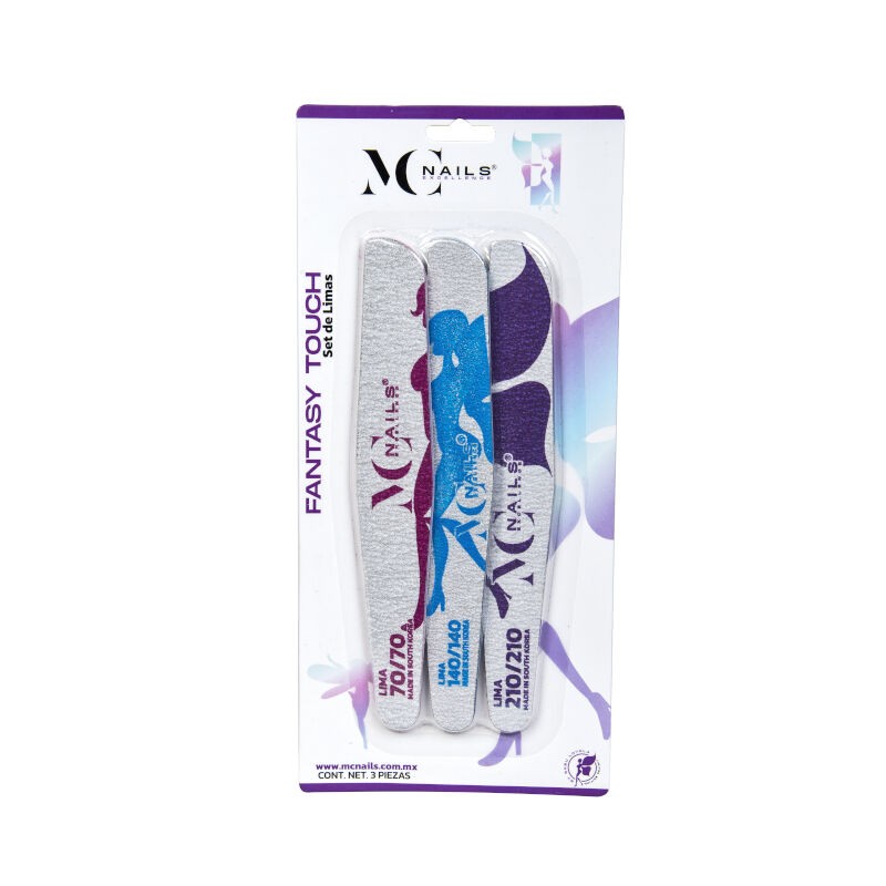 Paq Fantasy de 3 limas Excellence 70,140 y 210