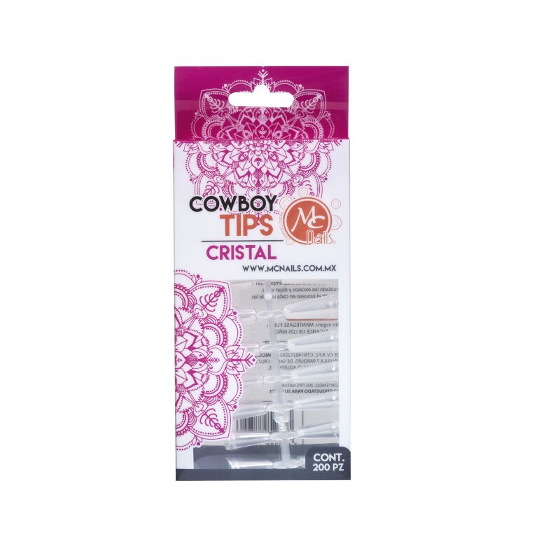 Tips Cowboy 200 pz Transparente