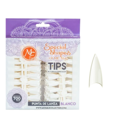 Tips 700 pz Punta de Lanza Blanca