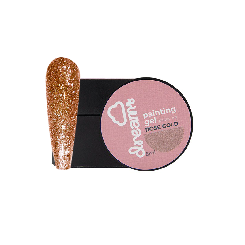Dreams Painting gel PLATINIUM ROSE GOLD  8ML
