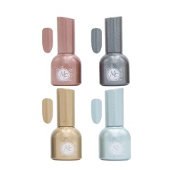 Colorful Gel polish PLATIUM SERIES “B” 4 pzs