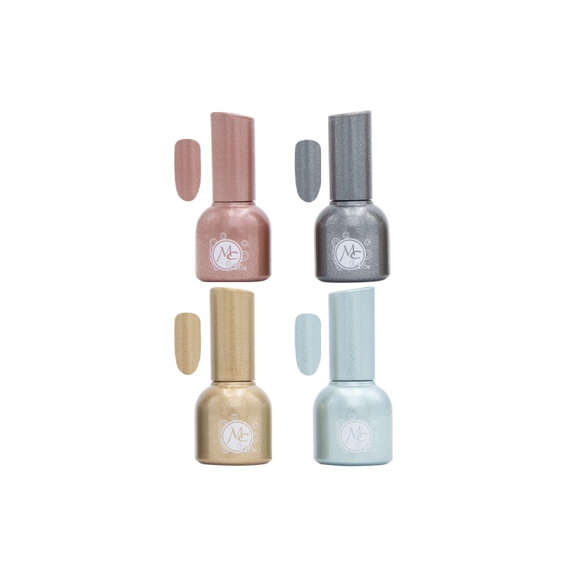 Colorful Gel polish PLATIUM SERIES “B” 4 pzs
