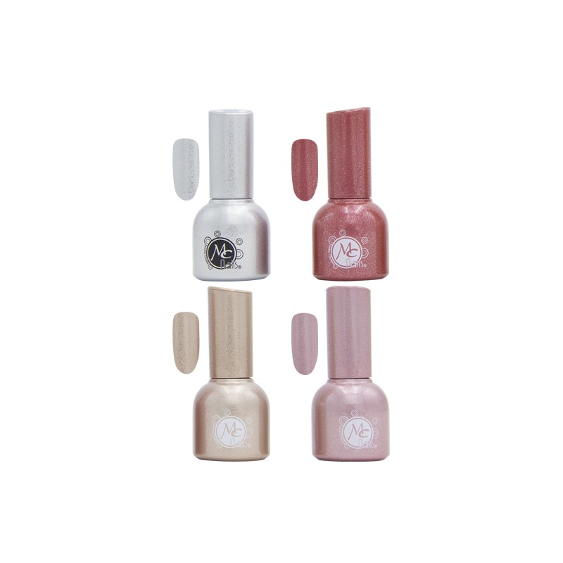 Colorful Gel polish PLATIUM SERIES “A” 4 pzs