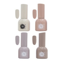 Colorful collection NUDE GEL SERIES “A” 4pz de 12ml c/u