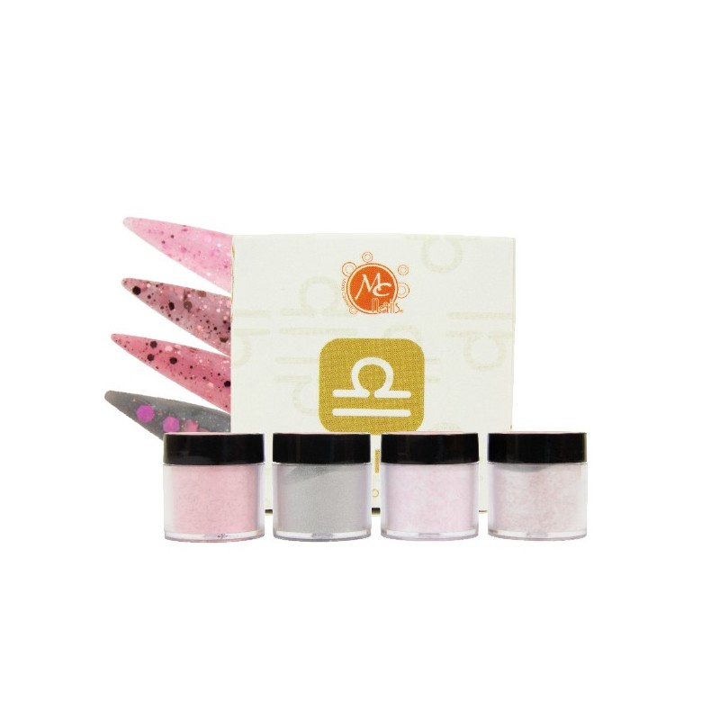 Colección de acrílicos ZC LIBRA EQUILIBRADO 4PZ/7GR