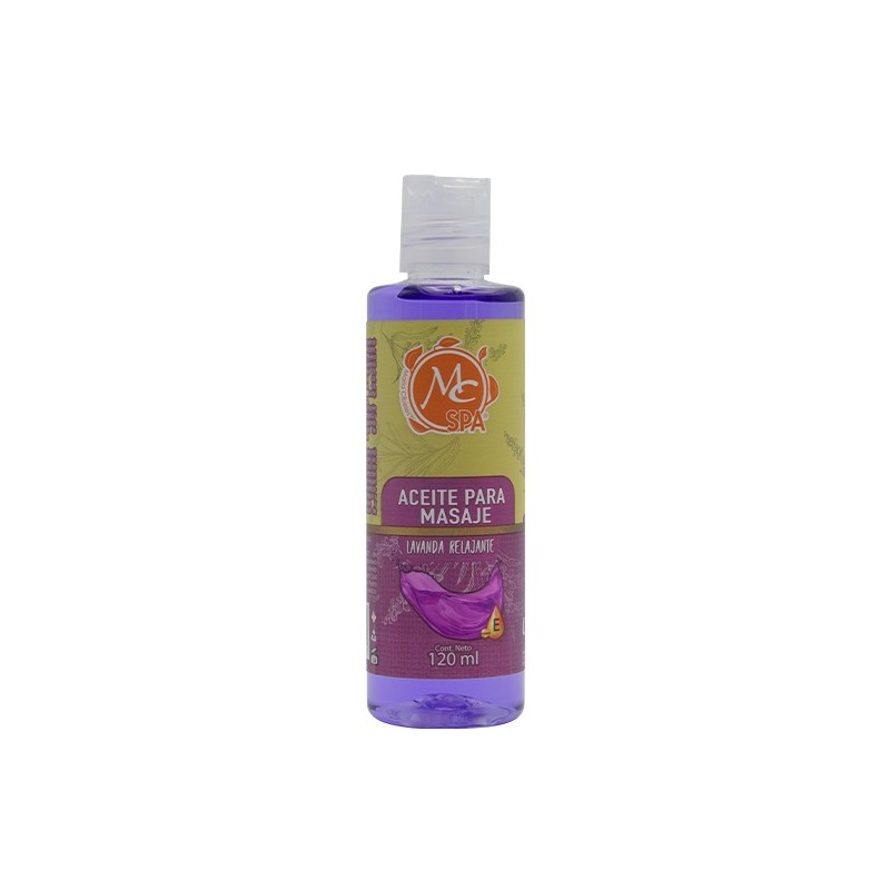 Aceite para masaje LAVANDA RELAJANTE 120ml