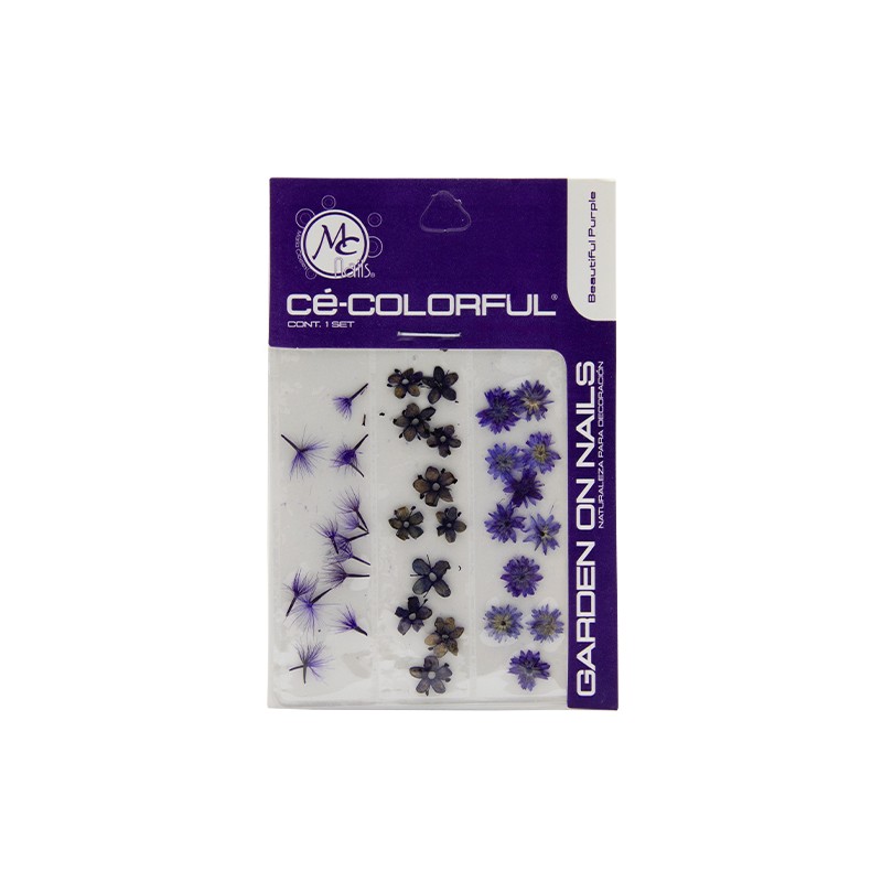 COLORFUL NATURALEZA SET de 3 MIX COLOR: BEAUTIFUL PURPLE