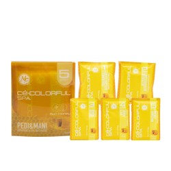 COLORFUL SPA KIT PEDI&MANI 5step  6pz  FRAGANCE: SUN HONEY