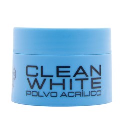 COLORFUL POLVO ACRILICO COLOR: CLEAN WHITE 35g OCEAN BLUE