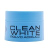 COLORFUL POLVO ACRILICO COLOR: CLEAN WHITE 35g OCEAN BLUE