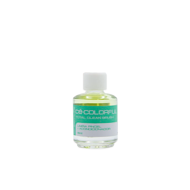 COLORFUL LIMPIA PINCEL + ACONDICIONADOR  15ml Green Life