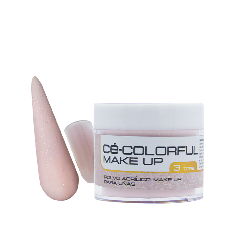 COLORFUL POLVO ACRILICO MAKE UP 56g/2oz  3 TRES