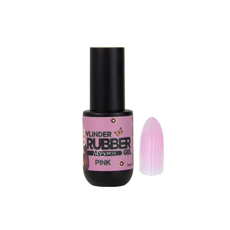 RUBBER GEL MONARCA VLINDER PINK 14ML