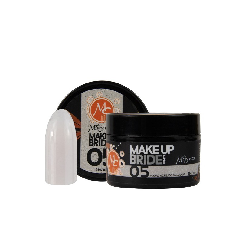 Polvo acrílico 1 oz MONARCA MAKEUP BRIDE WHITE #5