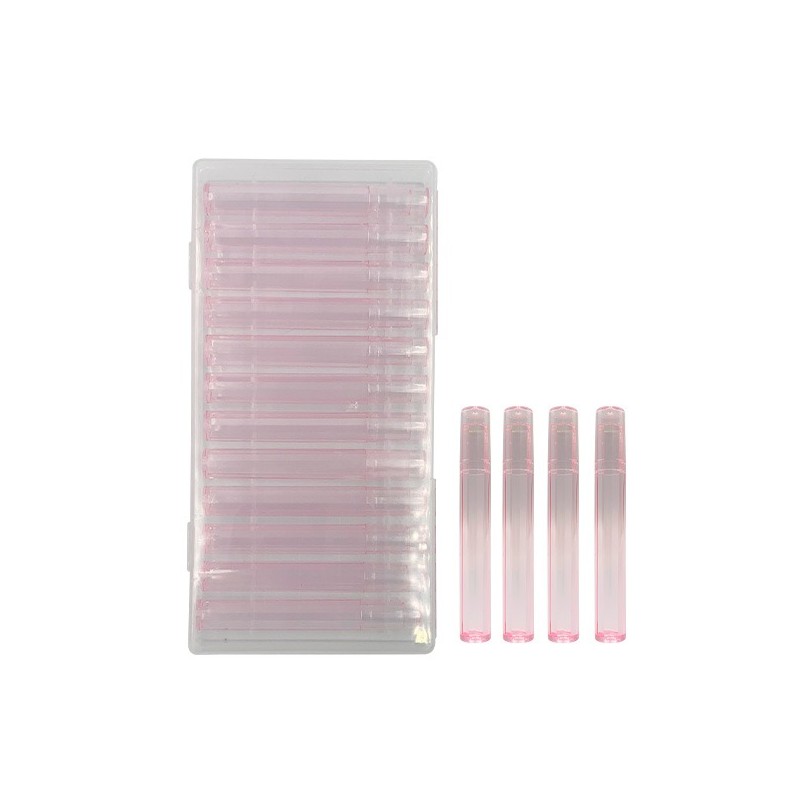 COLORFUL TUBOS ALMACENADORES / MULTIUSOS ROSA 12pz